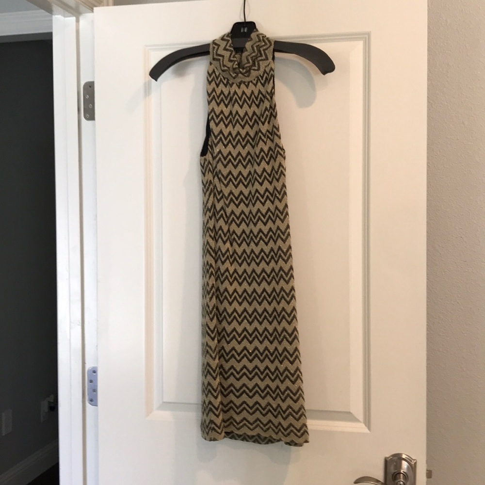 Gold Missoni cocktail dress